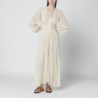 Isabel Marant Briane long ecru dress