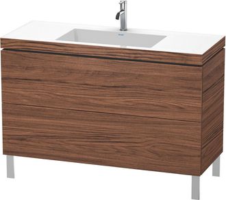 Duravit Duravit - Mueble De Ba&ntilde;o L-cube Wt Vero Air 698x1200x480mm 1 Orificio Para Grifer&iacute;a Nogal Oscuro