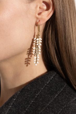 Isabel Marant Brass Earrings, Womens, Gold