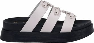 GC SHOES Womens Stevie Platform Sandals In White