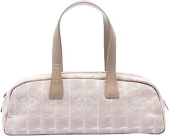 Chanel Borsa Vintage Pre-owned in Nylon - - Pre-owned - Donna - Beige - ONE SIZE