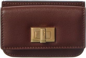 Fendi Fendi Way Leather Card Holder