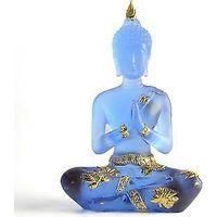 OEM Estatuilla Transparente De Buda Sentado, Mini Buda, Adorno De Resina, Decoraci&oacute;n - Crezuo