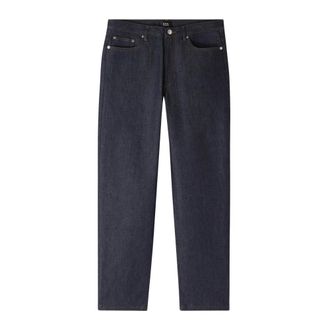 A.P.C. Straight Jeans, male, Blue, Size: W33 Martin Jeans