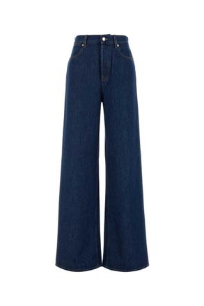 Gucci Blue Wide Leg Denim Pants