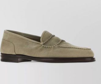 John Lobb leather nubuck loafers