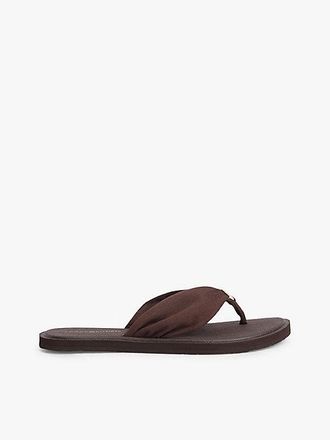 Tommy Hilfiger TH Monogram Plaque Flip-Flops