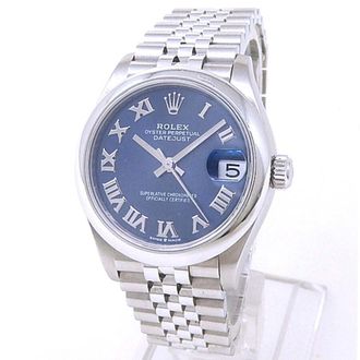 Rolex Pre-owned Rolex Datejust Automatic Chronometer Blue Dial Ladies Watch 278240 BLRJ