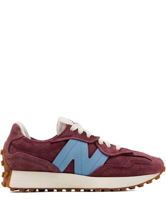New Balance 327 contrast-panel sneakers - unisex - Calf Suede/Fabric/Rubber - 6.5 - Red