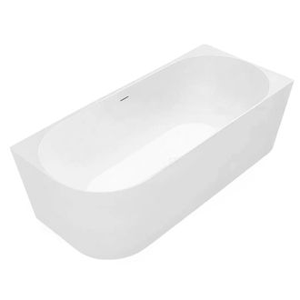 Rea Ba&ntilde;era De Esquina Rea Bellanto Slim White 150 Right + Brush Copper Plug