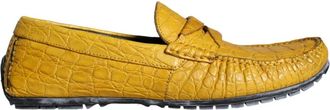 Dolce & Gabbana Gele Leren Loafer Schoenen - Heren - Loafers - Geel - 40 EU - Leer - Schoenen