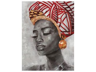 Schubiger M&ouml;bel Bild Sch&ouml;nheit mit Rotem Turban