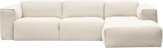 Studio Copenhagen home24 Studio Copenhagen Ecksofa Hudson IV Beige Webstoff 295x71x173 cm (BxHxT) Skandi