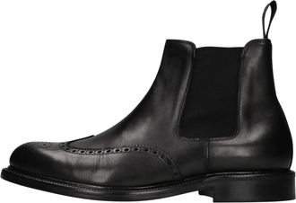 Rick Owens Wison Memphis Beatles Enkellaarsjes - Heren - Chelseaboots - Zwart - 40 EU - Leer - Schoenen