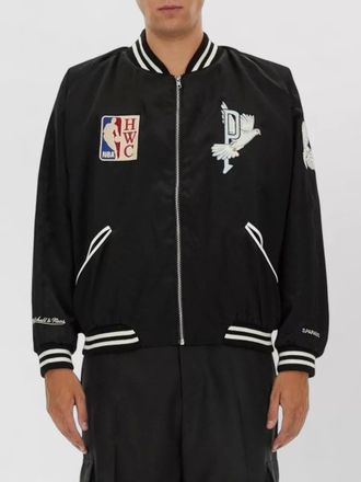 3.Paradis single breasted varsity jacket