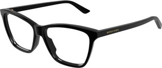 Bottega Veneta Cat Eye Frame - Dames - Brillen - Zwart - 55 MM - Accessoires