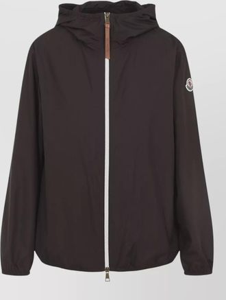 Moncler fegeos hooded jacket elastic hem cuffs