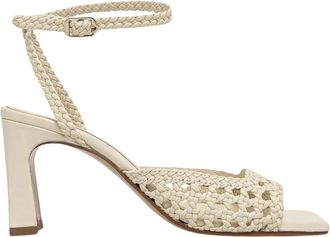 Souliers Martinez LEA Sandalen - Dames - Sandalen met hakken - Beige - 36 EU - Leer - Schoenen