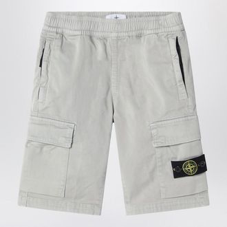 Stone Island Pearl grey cargo shorts