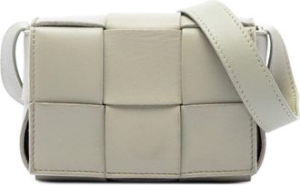 Bottega Veneta Pre-owned Bottega Veneta Candy Nappa Intrecciato Cassette Crossbody Ladies 1CLVSSUZACRZP99J