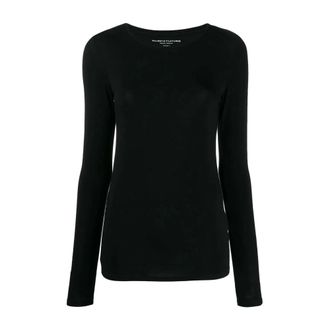Majestic Filatures Mujer, Camisetas, Negro, Talla: M