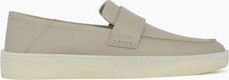 HUGO BOSS Mens Randal Loafers Cream - Size: 10