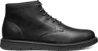 Geox Pove lace-up leather boots - Black