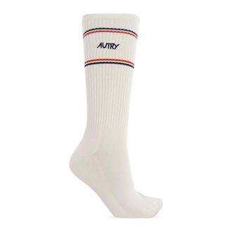 Autry Socks, female, Beige, Size: L Auntry X Maison Kitsune