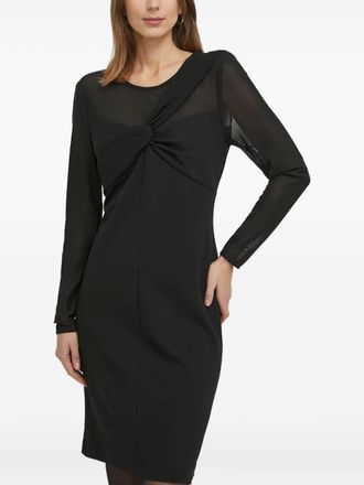 DKNY Abito corto con nodo - Nero