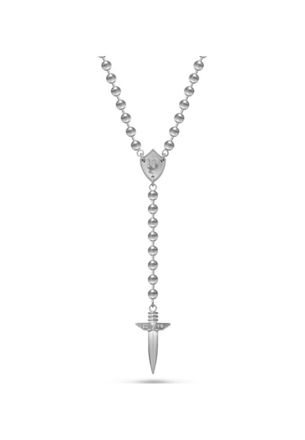 Police PEJGN2103802 Mens Necklace - Silver Stainless Steel - One Size