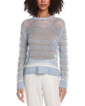 Lafayette 148 New York Linen & Silk-Blend Top