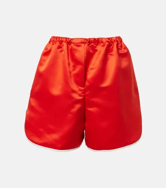 Frankie Shop Adia satin shorts