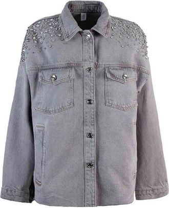 Liu Jo Denim jacket with crystals