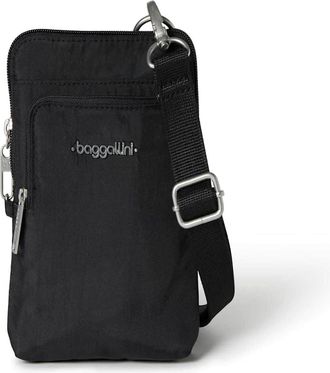 Baggallini Womens Securtex Anti-Theft Activity Small Crossbody Bag