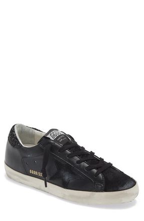 Golden Goose Super-Star Low Top Sneaker in Black at Nordstrom, Size 10Us