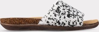 Lamofootwear Womens Clea Slide Sandal In Black/white