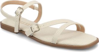 Journee Collection Brianna Sandal in Bone Lizard at Nordstrom Rack, Size 9.5