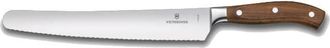 Victorinox by Swiss Army Grand Ma&icirc;tre Cuchillo De Pan 26 Cm Marr&oacute;n