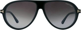 Tom Ford Marcus Smoke Gradient Pilot Mens Sunglasses FT1023 01B 60