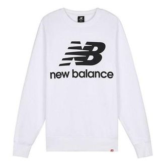 New Balance Essentials Sweatshirt Asia Sizing White AMT03560-WT