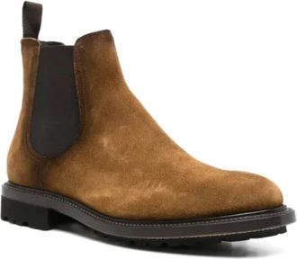 Fabi Fu 0981 Enkellaars - Heren - Chelseaboots - Bruin - 42 EU - Leer - Schoenen