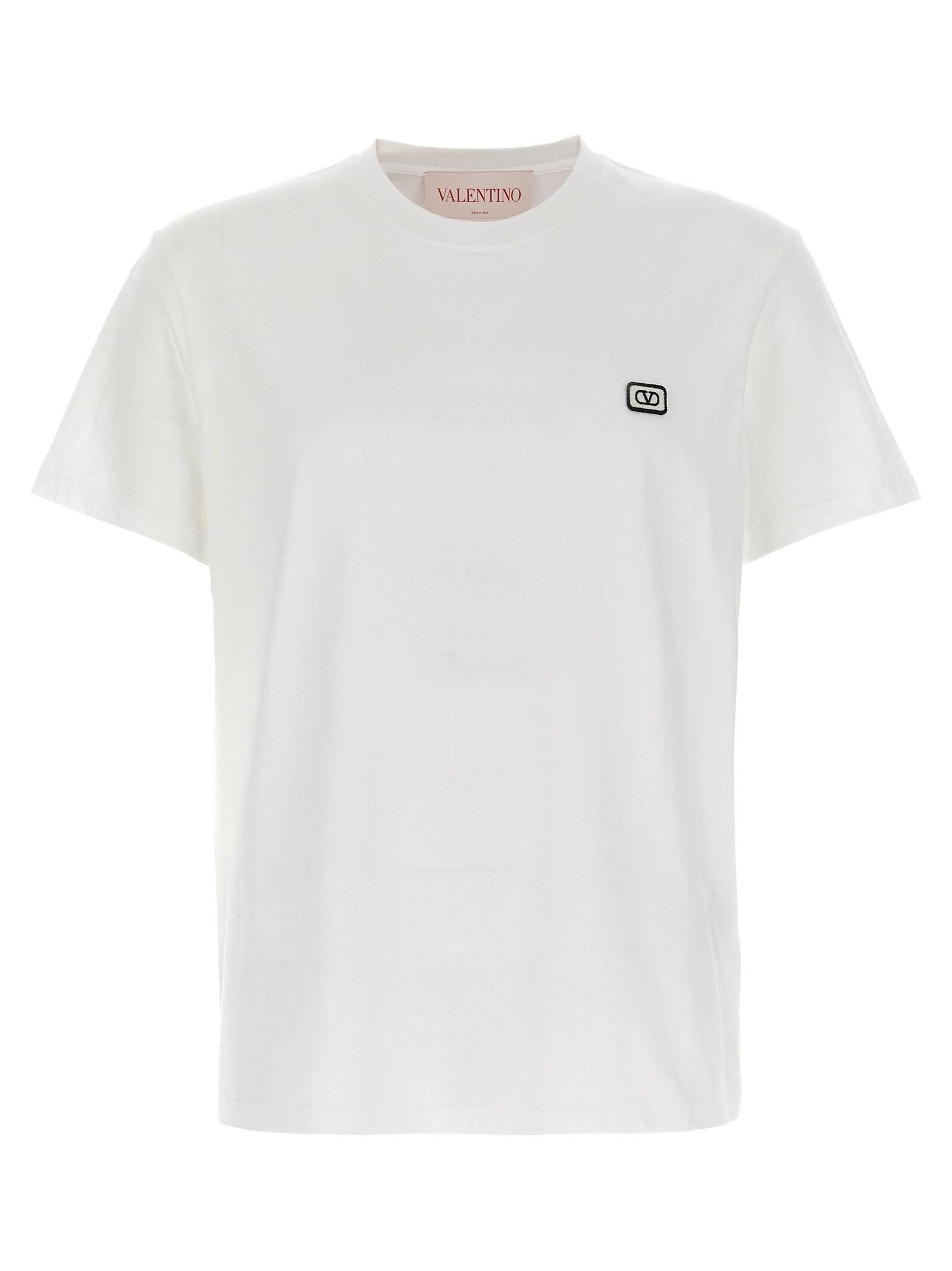 Valentino Garavani: White V-Neck T-Shirts now up to −54