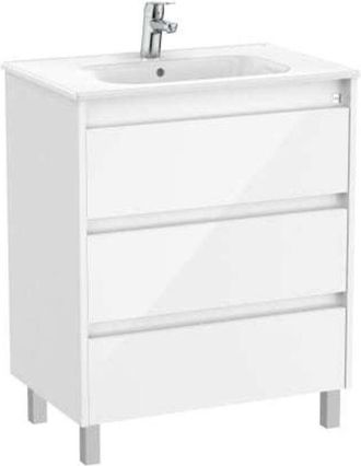 Roca Mueble 700mm Tenet 3 Cajones Con Lavabo Blanco Brillo.-roca: Dise&ntilde;o, Innovaci&oacute;n Y Calidad
