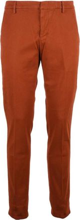 Dondup Gaubert Chinos - Heren - Chinos - Rood - W36 - Katoen - Broeken