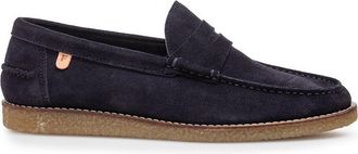 Floris Van Bommel Van Bommel loafer navy donkerblauw met zomerse look