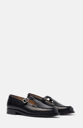 Scarosso Edna Loafers in Black - Calf at Nordstrom, Size 37.5