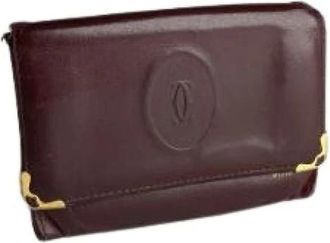 Cartier Pre-owned Wallets, female, Red, Size: ONE SIZE Pre-owned Vintage Wallet