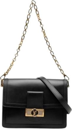 Louis Vuitton Pre-owned Vintage Schoudertas - Dames - Vintage Schoudertas - Zwart - ONE Size - Leer - Vintage