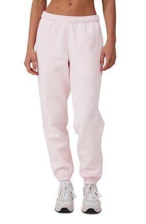 Cotton On Womens Active Plush Essential Gym Sweatpant in Cherry Dream at Nordstrom, Size Xx-Small