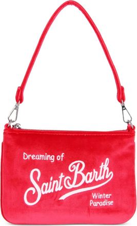 MC2 Saint Barth zip-fastening clutch bag - women - Polyester - One Size - Red